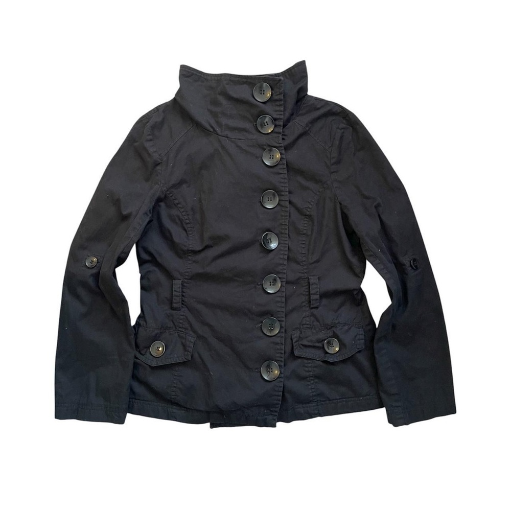 Stylish Black Button-Up Jacket